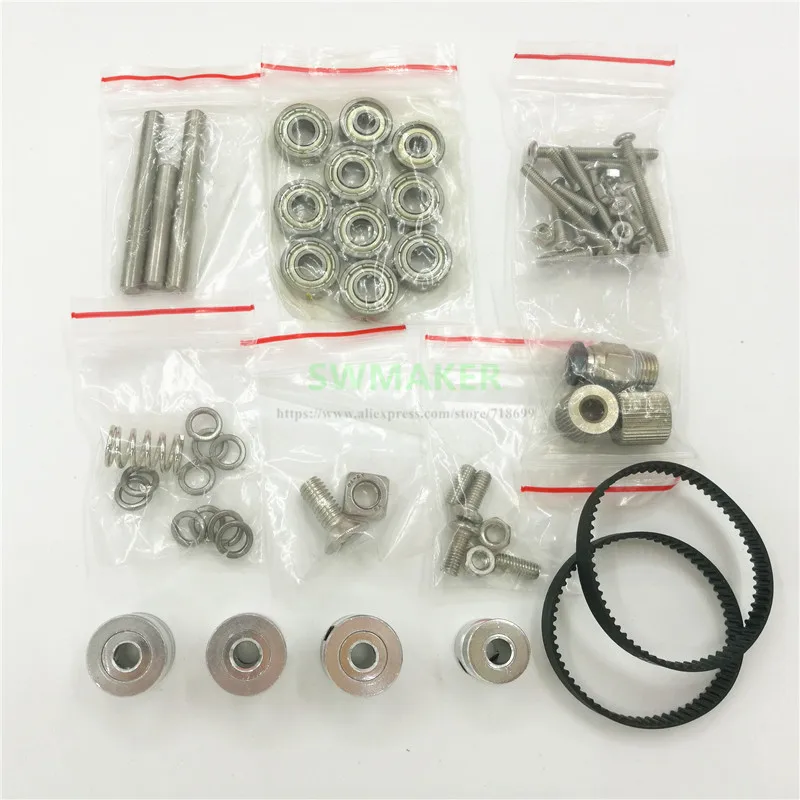Belted Dual Drive Bowden Extruder screw nut kit Fasten pack For DIY Ultmaker UM Delta Corexy HBot 3D Printer | Компьютеры и офис