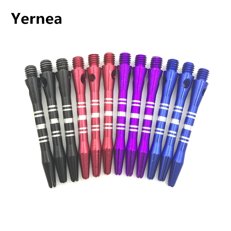 Yernea 3Pcs High-quality Colour Darts Shafts Aluminium Alloy Material Thread diameter 4.5mm Shaft Dart Accessories Wholesale w70 bar w70cu30 tungsten copper alloy bar rod spot welding electrode rod diy material length200mm diameter 1 to 10mm