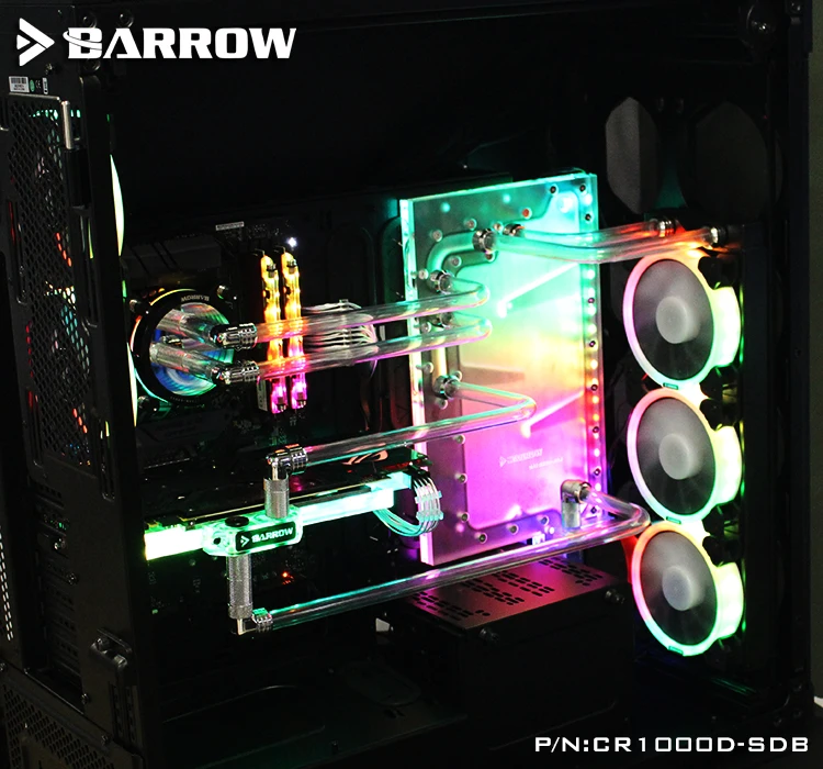 Barrow Acrylic Board Water Channel Solution kit use for CORSAIR 1000D Computer Case / for CPU and GPU Block / Instead reservoir Barrow Acrylic Board Water Channel Solution kit use for CORSAIR 1000D Computer Case / for CPU and GPU Block / Instead reservoir