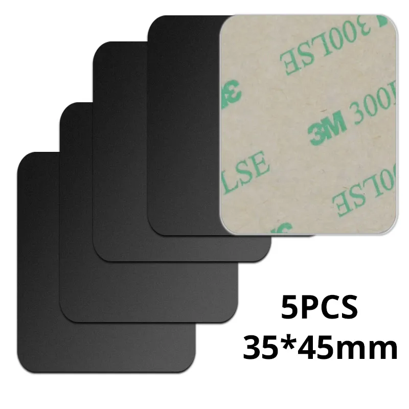 Metal Plate With Sticker Use For Magnetic Car Phone Holder Accessories Replacement Metal Plate iron sheet For Magnet Stand mobile stand for home Holders & Stands