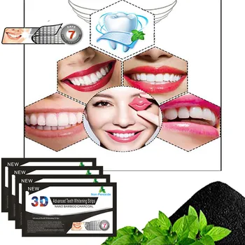 

2019 Hot Sell Teeth Whitening Strips Kit Nano Bamboo Charcoal Teeth Whitening Stick Strips Tooth care Drop Shipping