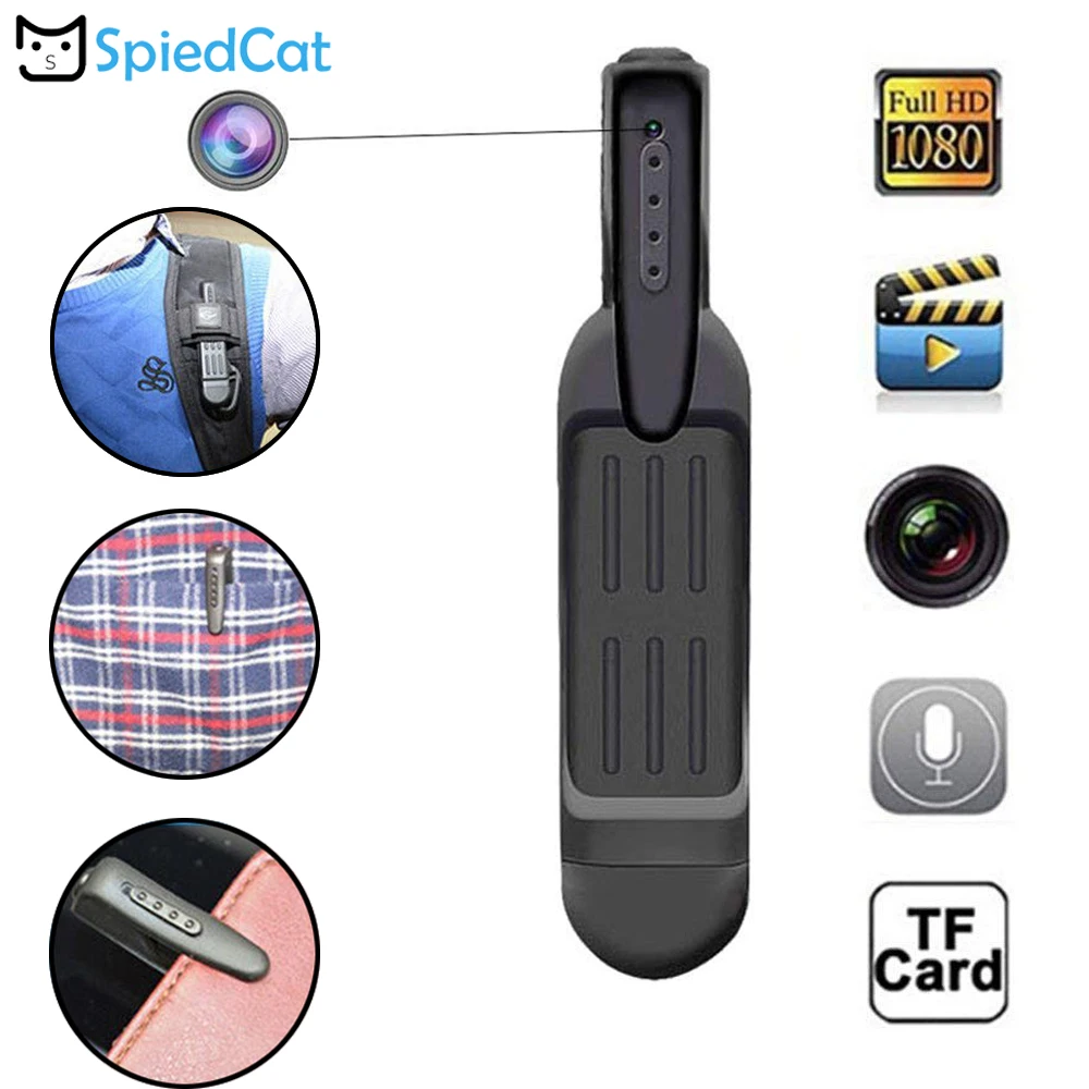 

Full HD 1080P Mini Pen Camera Infrared Night Version Car DVR Clip Camcorder Voice Video Recording Micro Cam Support TF card