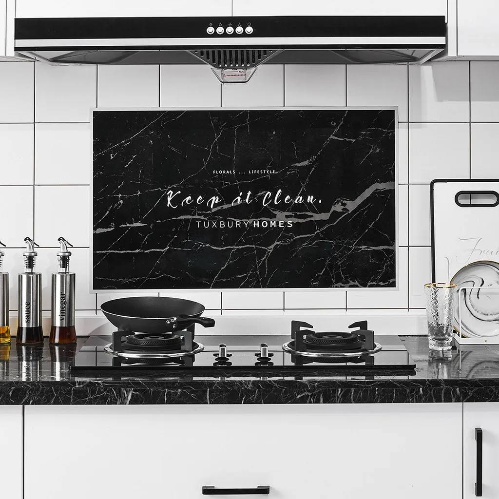 Kitchen Self adhesive High Temperature Anti oil Stickers Household Aluminum Foil Kitchen Cupboard Sticker Decorative Waterproof-in Wall Stickers from Home & Garden on Aliexpress.com | Alibaba Group