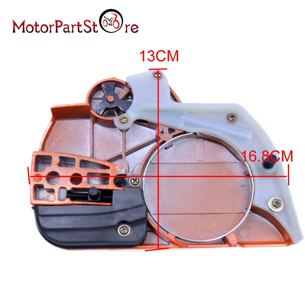 Husqvarne Chain Brake Clutch Side Cover 445 450 Chainsaw Spare Part # 544097901