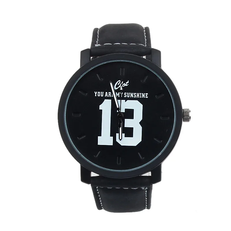 Liebhaber Frauen Männer Uhr Analog Große Zifferblatt Sport Leder Quarz Armbanduhren Luxus Armband Digitale Relogio Feminino masculino