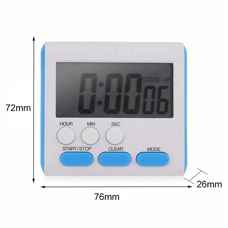 Многофункциональный магнитный Кухня таймер электронный ЖК-дисплей цифровые часы-будильник таймер 24 часа напоминание готовить Еда Кухня аксессуары
