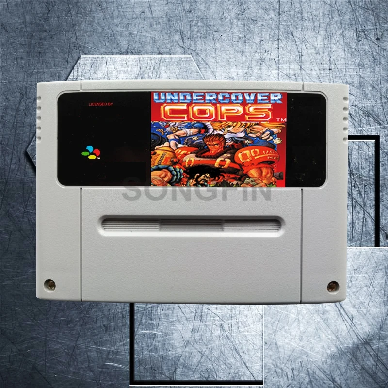 

Undercover Cops 16 Bit Big Gray Game Cartridge for Japanese Version Game Console