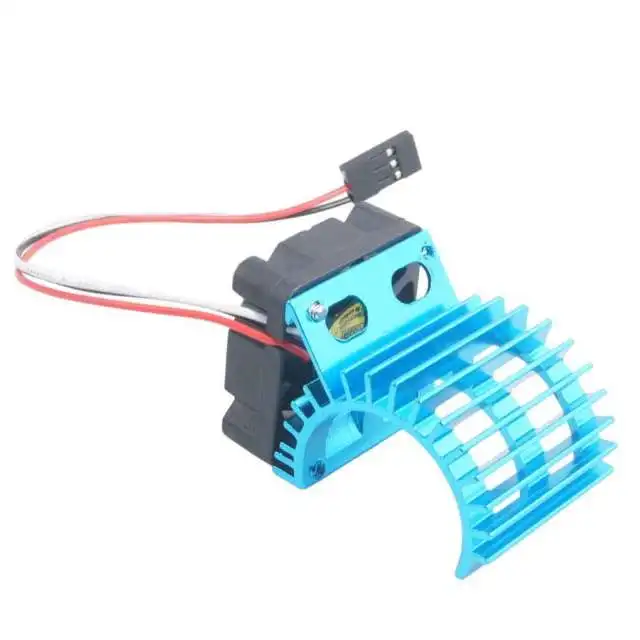 5 цветов RC HSP Alum 380 390 мотор теплоотвод DC 7 2 V Бесщеточный вентилятор для 1:16