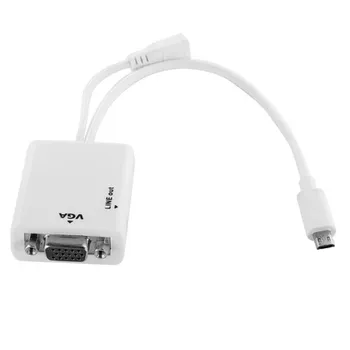 

MHL-2 Micro 11P TO VGA adapter with audio adapter cable