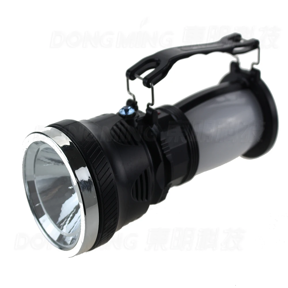Rechargeable Camping Flashlight Portable Torch Lamp with Handle for Outdoors