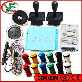 

Jamma Arcade 815 games DIY Kit for 815 in 1 PCB board 28pin Harness Power Supply HAPP style joystick American style buttons