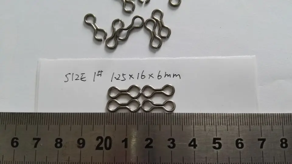 

100pcs Size 1 DO-IT Mould Loops -Lead Loops Fishing Sinker Eyes Lead Making Nickel Color