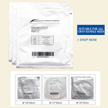 

30pc Anti Freeze Membrane Film Cavitation Freeze Fat Cryo Cooling Weight Loss Therapy Cryo Pads Antifreeze Cooling Gel Film