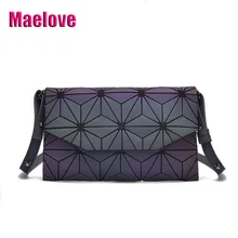 Maelove новая светящаяся сумка, женская сумка-клатч с геометрическим рисунком, сумка через плечо, роскошная сумка для женщин