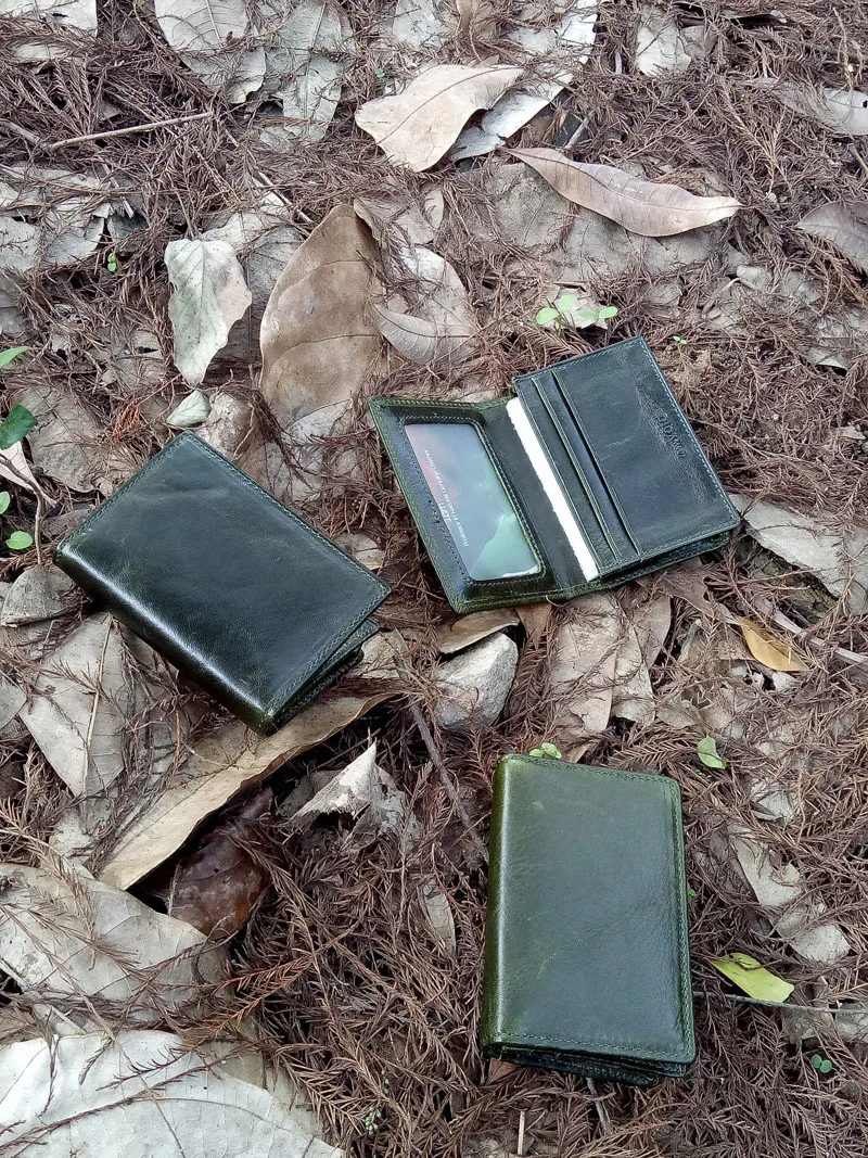 Oliver Green Waxed Credit Card Holder  (5)