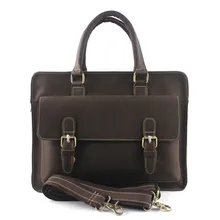 Designer Handbags High Quality Men Handbags Genuine Leather Trunk Vintage Messenger Bags Travel Business Laptop Retro Briefcase