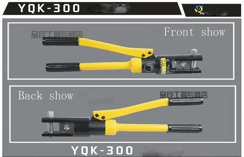 Электрический гидравлический обжимной инструмент 16-300mm2 медный Алюминиевый зажим YQK-300