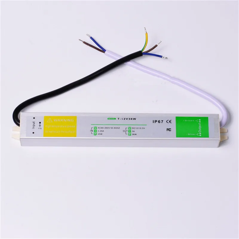 Светодиодное освещение водонепроницаемый переключатель питания DC12V/DC24V