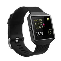 Bemorcabo для Fitbit Blaze Band, Силиконовый Браслет замена ремешок с новой металлической рамкой для Fitbit Blaze Смарт-часы для фитнеса