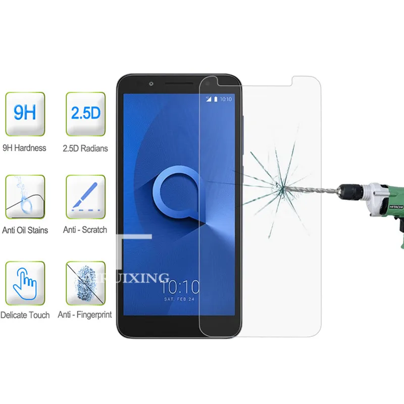 

9H Tempered Glass For Alcatel 1C (2019) 5003D 4.96" Protective Film Guard Protective Film For Alcatel 1C
