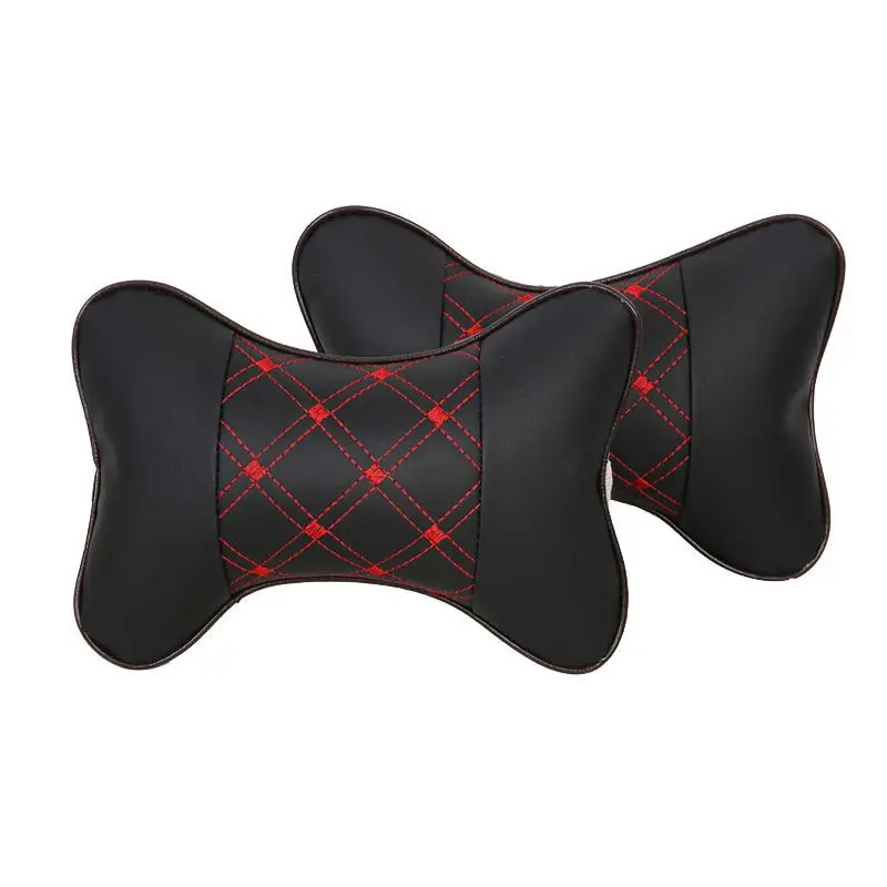 

Car head pillow Car headrest neck pillow waist pillow Automotive leather head pillow The four seasons can be used
