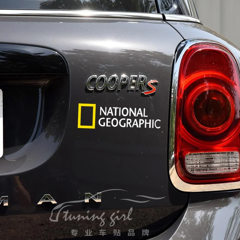 

Length:15cm;24cm National Geographic Channel Car Creative Stickers Decals Motorcycle Windshield Auto Tuning Styling Vinyls D10