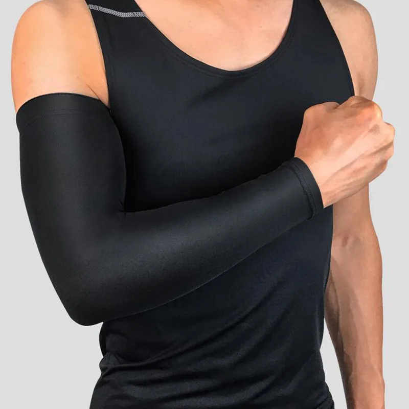 1PC High Quality Basketball Armbands Long Elbow Bracers Men Sports
