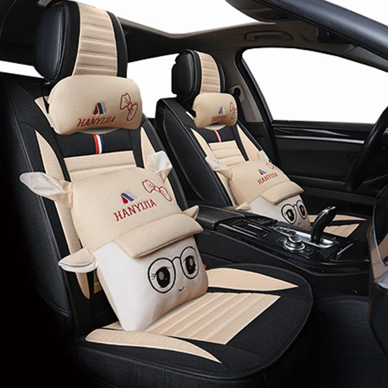 Automobiles Flax Universal auto car seat cover for Chevrolet aveo Cruze
