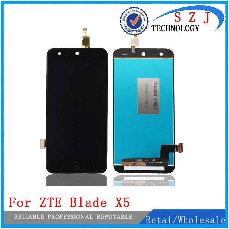 Новый 5 дюймов для ZTE Blade X5/Blade D3 T630 Полный ЖК-дисплей + кодирующий преобразователь