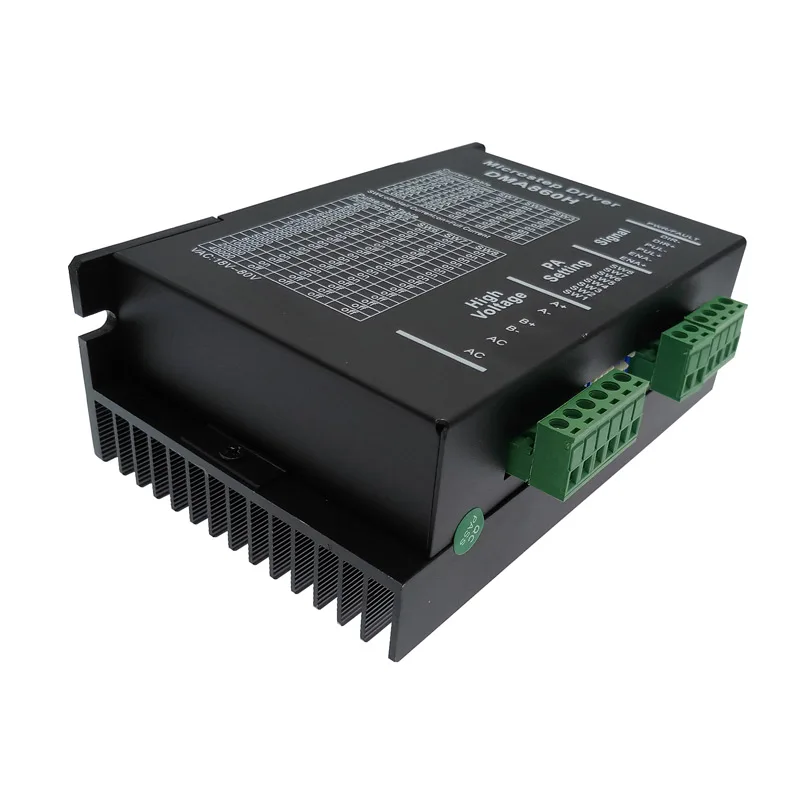 Драйвер шага DMA860H двухфазный драйвер DSP для nema 34 42 Φ|Драйвер двигателя| |