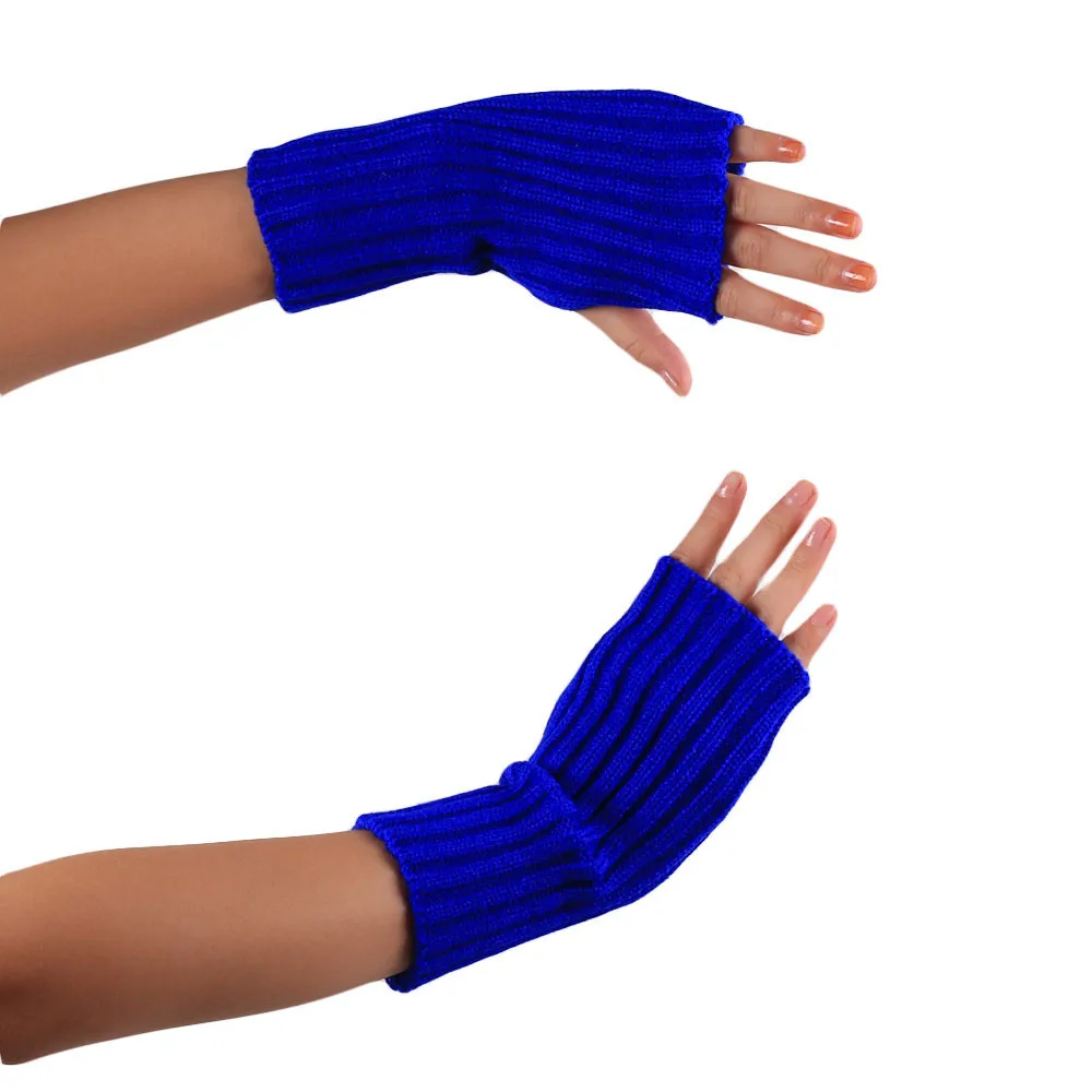 Женские зимние перчатки теплые вязаные без пальцев новинка 2015|winter gloves women|wrist