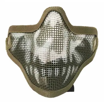 

Tactical Ghost Mesh Airsoft Mask Paintball Half Face Protection Strike Style 456