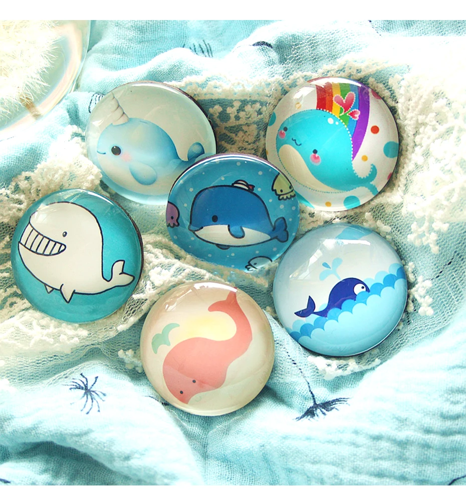 whale Fridge Magnet 04