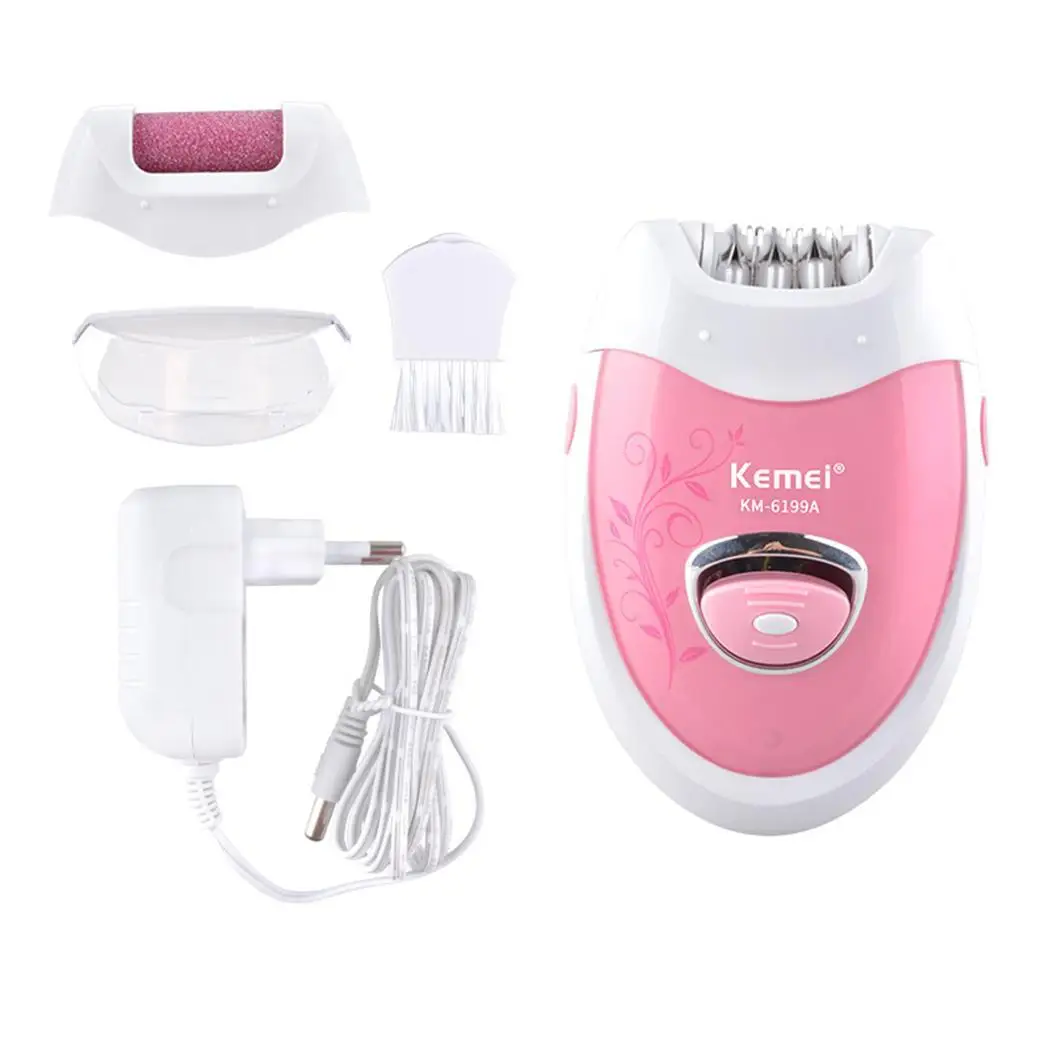 

2 In 1 Multifunctional Hair Removal Grinding Feet Electric Epilator 2-gear Adjustable Hair Remover Foot Grinding Machine