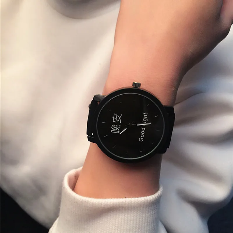 2017 г. Роскошные модные часы Для мужчин Для женщин китайские иероглифы Часы влюбленных сплав кожаные спортивные часы Reloj Hombre