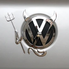 Pegatinas y calcomanías divertidas de estilo de coche para Volkswagen POLO passat b5 b6 b7 t4 t5 golf 4 5 6 7 VW Tiguan Jetta Gol accesorios de coche