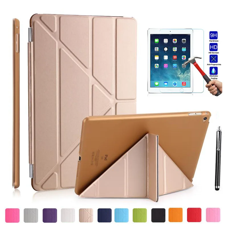 Тонкий чехол XSKEMP из искусственной кожи для iPad 9 7 2017 A1822 A1823 умный защитный с