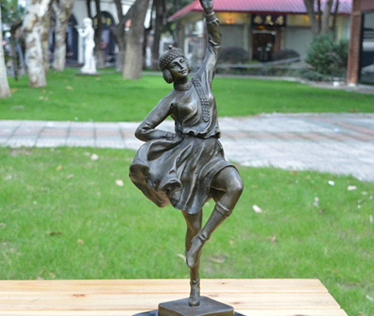 

Art Deco Sculpture Dancing girl Bronze Statue