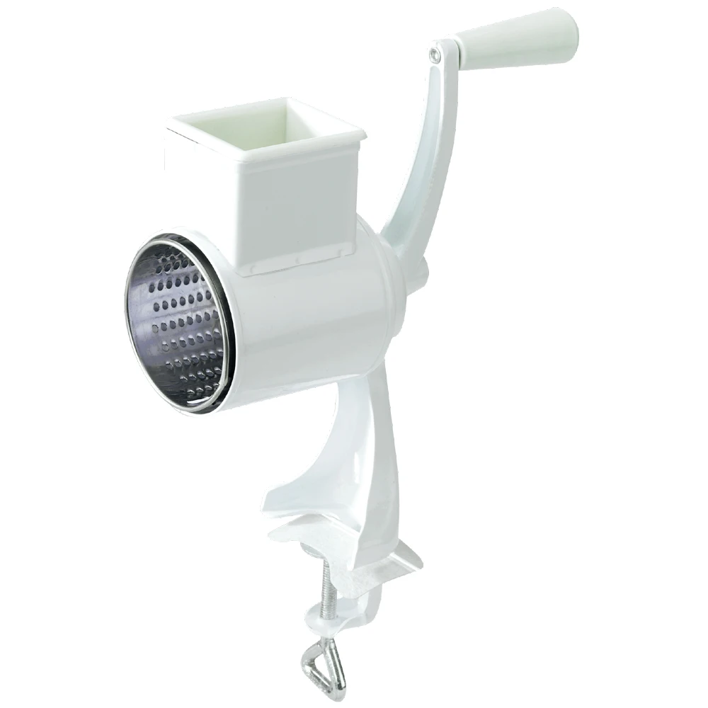 

Rotary Grater Nut grinder & Cheese Mills with 1 drum blade for grating shredding slicing nuts fruits and vegetables