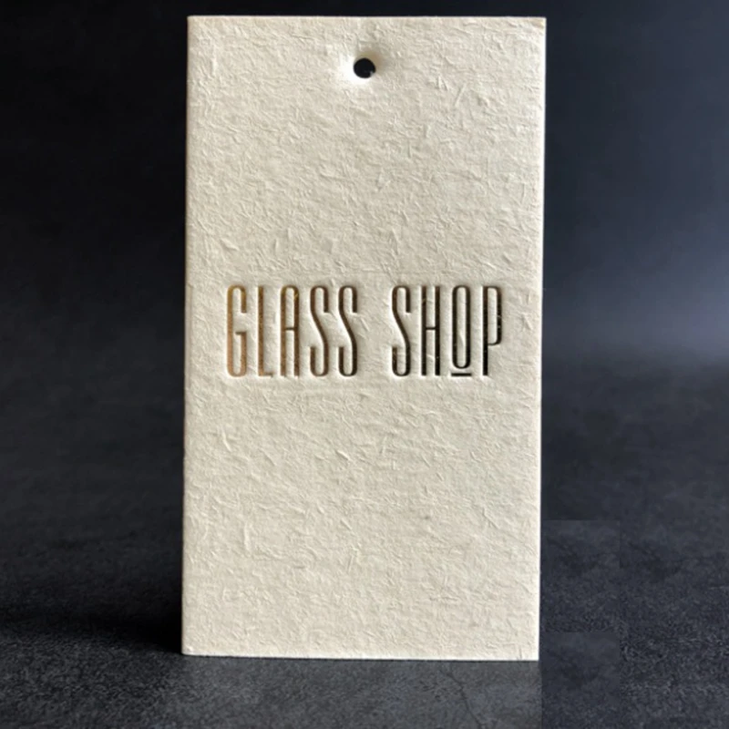 

custom hang tag printing price tag custom tags 5.4X9.5 cm 600gsm paper label swing tags garment label tag