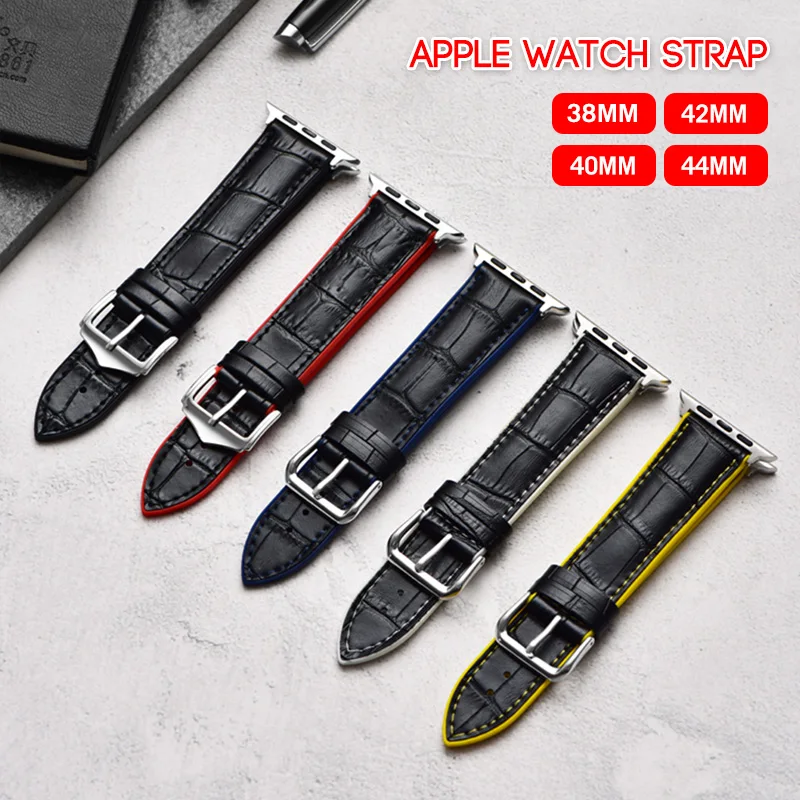 MUSEN Apple Watch Series 4 3 2 1 Strap Iwatch 38mm 42mm Leather Strap Smart Accessories Apple Strap Watch 40mm 44mm