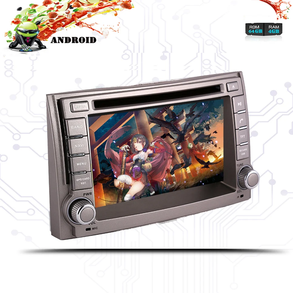 Sale Octa Core Android 9.0 4G RAM 64G ROM Car Multimedia Navi System For Hyundai i20 2008~2013 Car DVD GPS Radio Audio Video Screen 5
