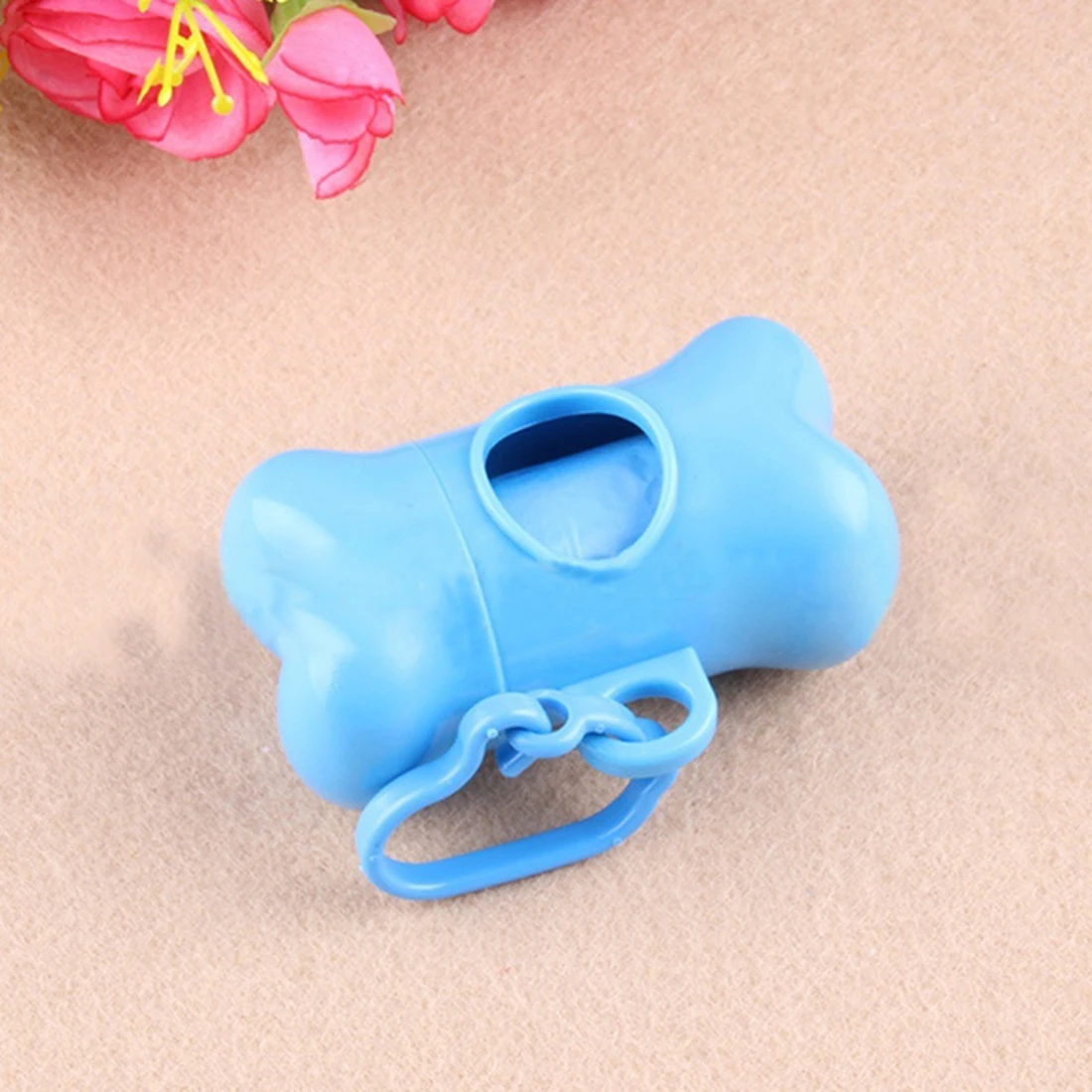 1pc Dog Poop Dispenser Dog Poop Bag Bone Dispenser Case Pet Waste Bags