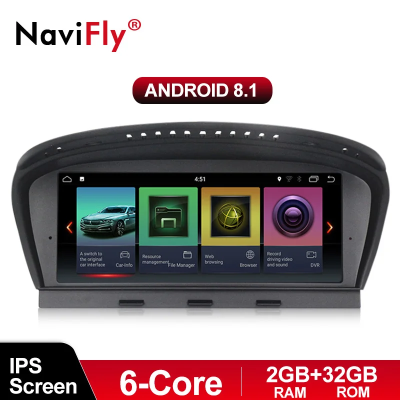 

New! Android 8.1/Android7.1 E60 Car radio audio GPS Navigation for BMW 5 Series E60 E61 E63 E64 E90 E91 E92 CCC CIC MASK system