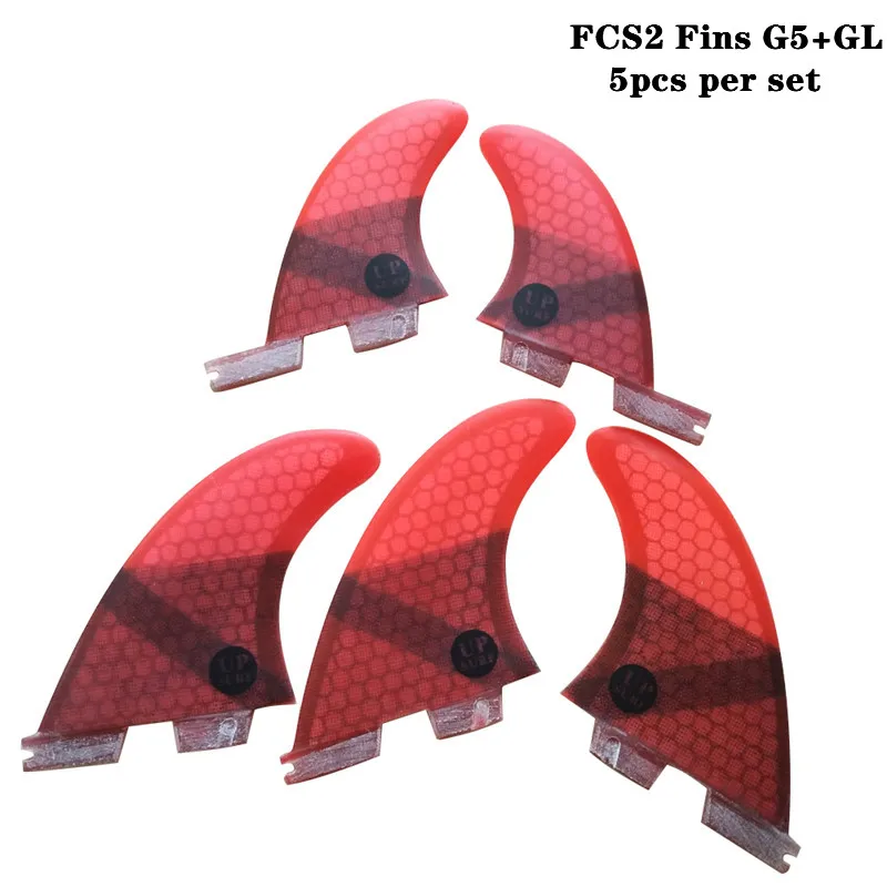 FCSII G5 + GL доска для серфинга синий/черный/красный/зеленый цвет сотовые ребра три