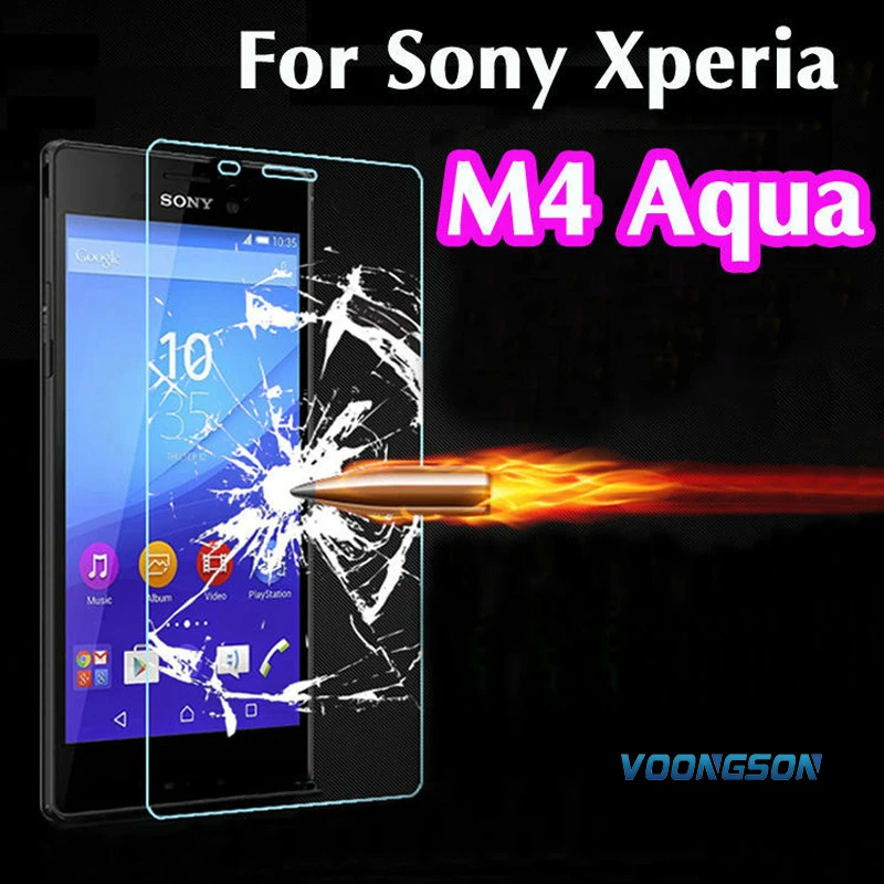 VOONGSON M4 9H 2.5D Розничная коробка взрывозащищенное Закаленное стекло для Sony Xperia Aqua