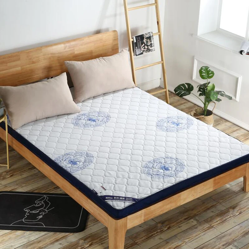 

VESCOVO 120/150/180cm single mattress topper twin queen students knitted cotton tatami mattress pad