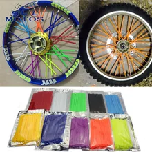 Sclmotos- Motorcycle Dirt Bike Enduro Off Road Rim Wheel Spoke Skins For Honda CRF 450 CR CRF XR XL 85 125 250 500 for KTM