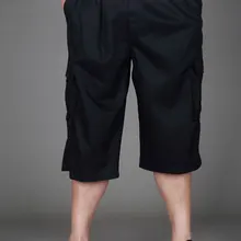 COLDKER мужские шорты размера плюс по колено, мужские летние однотонные пляжные шорты, мужская одежда