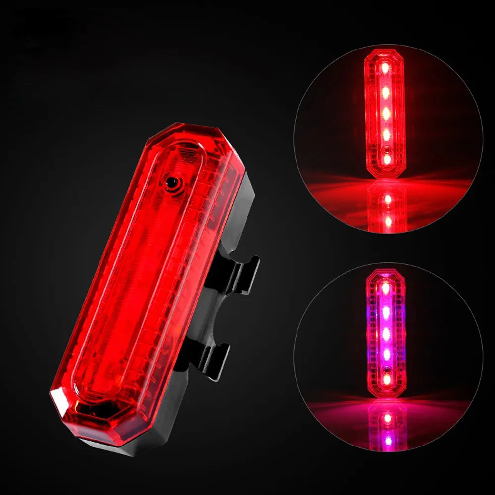 

Hot sale COB LED Bicycle Bike light Cycling Rear Tail Light USB Rechargeable 4 Modes lantern for a bicycle accessories In stock